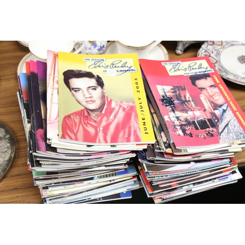 1003 - 94 EDITIONS OF THE OFFICIAL ELVIS FAN CLUB OF GREAT BRITAIN MAGAZINE