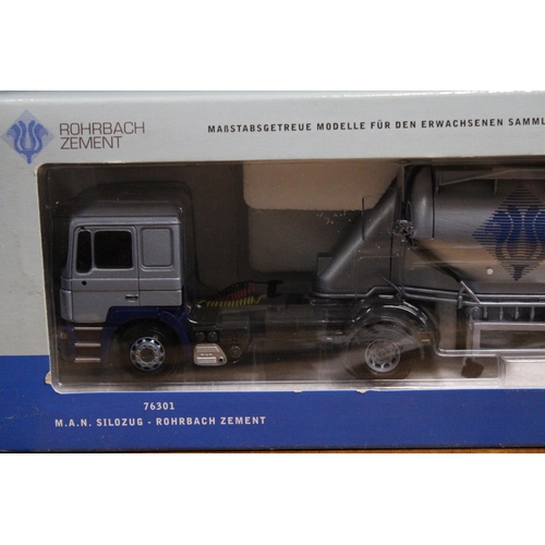 1058 - A CORGI MODEL, 76301, MAN LORRY, ROHRBACH ZEMENT, LIMITED EDITION - AS NEW IN BOX