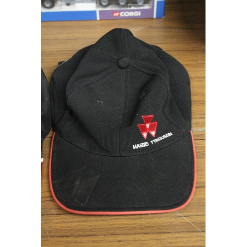 1059 - TWO MASSEY FERGUSON CAPS