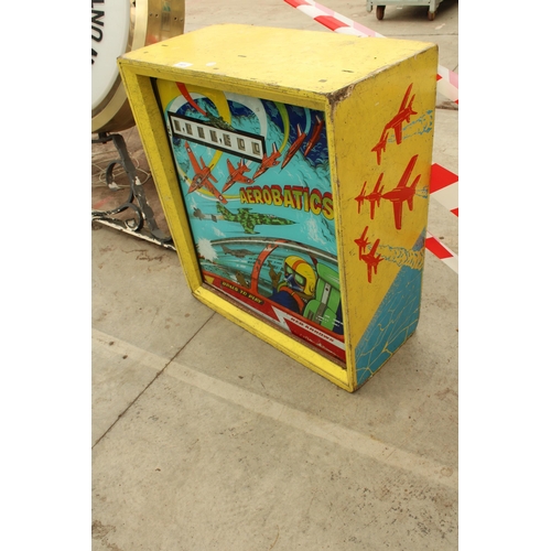 1501 - A VINTAGE AEROBATICS ARCADE MACHINE