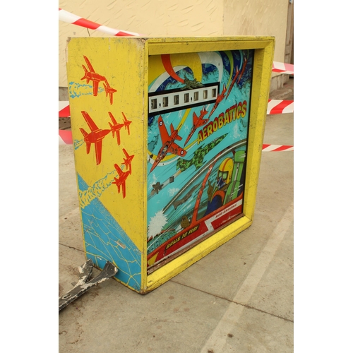 1501 - A VINTAGE AEROBATICS ARCADE MACHINE