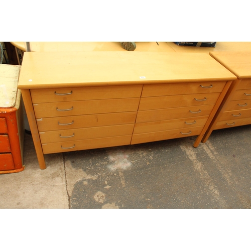 2624 - A STORAGE CHEST OF TEN DRAWERS 59