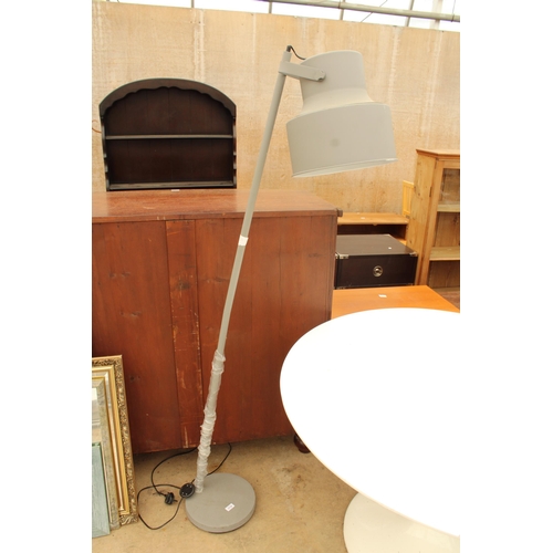 2739 - A HOME FRANKE GREY FLOOR LAMP