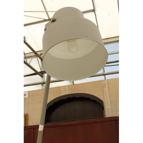 2739 - A HOME FRANKE GREY FLOOR LAMP