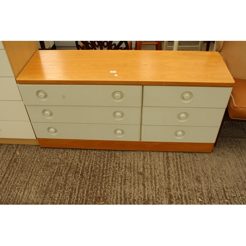 2761 - A MODERN CHEST OF SIX DRAWERS