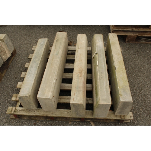 3294 - AN ASSORTMENT OF KERB STONES, DROP CURB STONES AND FOUNDATION BLOCKS ETC