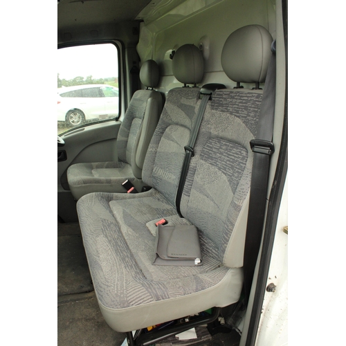 3395 - A RENAULT MASTER MM35DCI 100 ABS VAN WITH RACKING IN THE BACK KITTED OUT WITH RACKING FOR TRANSPORTI... 