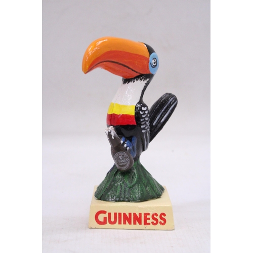 237 - A CAST GUINNESS TOUCAN, HEIGHT 16CM