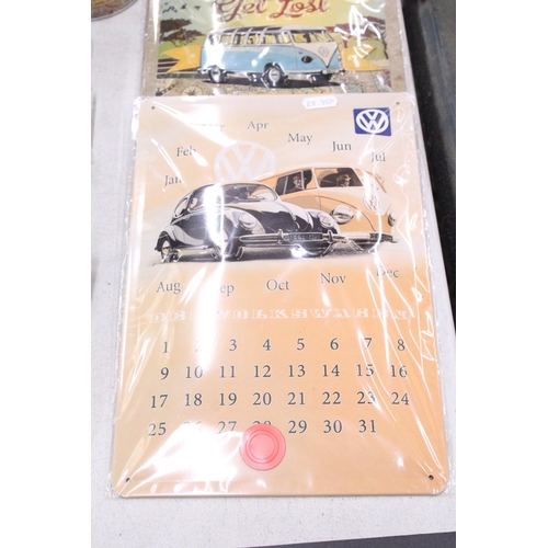 274 - A QUANTITY OF VOLKSWAGON BEETLE COLLECTABLES TO INCLUDE SIGNS, MONEY TIN, FRIDGE MAGNETS, ETC.,