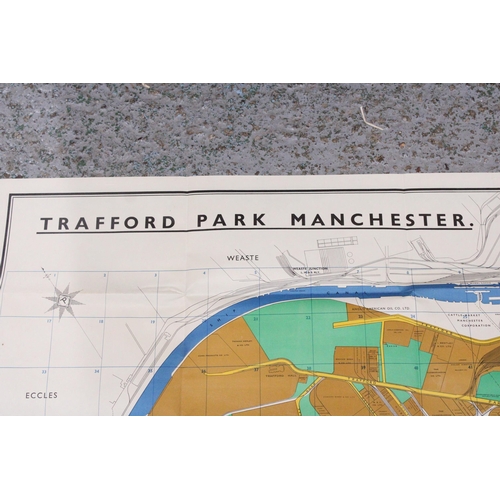 293 - A 1936 PLAN OF TRAFFORD PARK