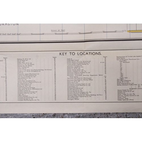 293 - A 1936 PLAN OF TRAFFORD PARK