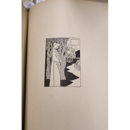 302 - THE UNCOLLECTED WORK BY AUBREY BEARDSLEY WITH AN INTRODUCTION BY C. LEWIS HIND  HARDBACK BOOK IN FAI... 