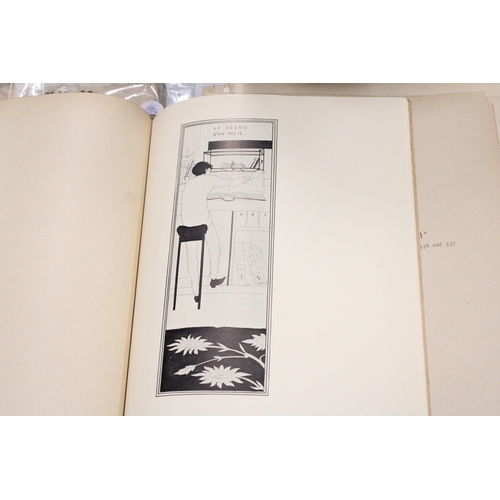 302 - THE UNCOLLECTED WORK BY AUBREY BEARDSLEY WITH AN INTRODUCTION BY C. LEWIS HIND  HARDBACK BOOK IN FAI... 