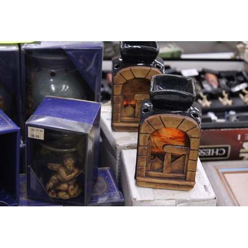 309 - A LARGE QUANTITY OF AROMATHERAPY FRAGRANT OIL BURNERS