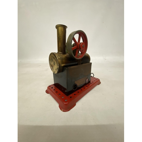 13 - A MAMOD STEAM ENGINE AND POLISHING WHEEL