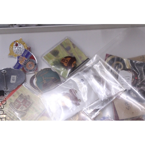 187 - A QUANTITY OF PIN BADGES TO INCLUDE CREWE SPEEDWAY, BIRMINGHAM SPEEDWAY BRUMMIES, WEMBLEY SPEEDWAY, ... 