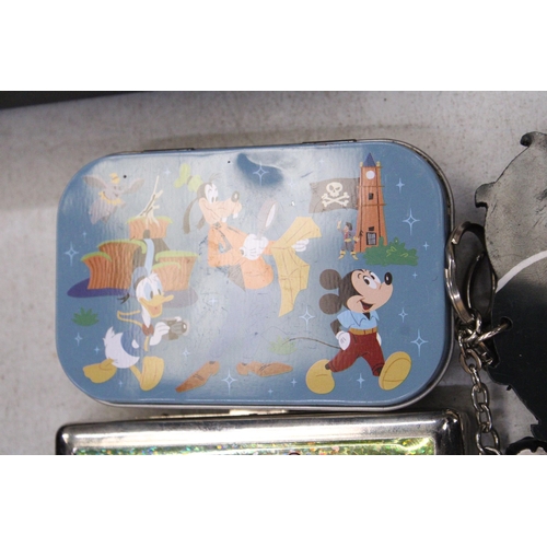 232 - THREE BETTY BOOP COLLECTABLES AND A DISNEY PEPPERMINT TIN