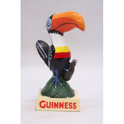 237 - A CAST GUINNESS TOUCAN, HEIGHT 16CM