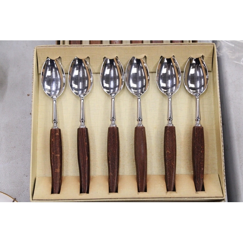 248 - THREE BOXED SETS OF FLATWARE STAINLESS STEEL SHEFFIELD