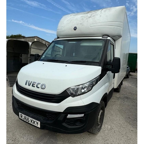 183 - IVECO DAILY 35S14V  REGISTRATION NO. RJ66 KKY 88183 MILES MOT 8/12/24 MANUAL DIESEL NO VAT WHILST AL... 