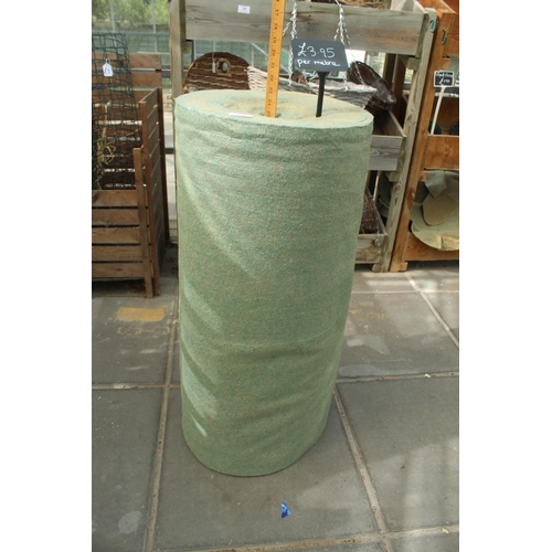 27 - ROLL HANGING BASKET LINER AND MEASURE  PLUS VAT