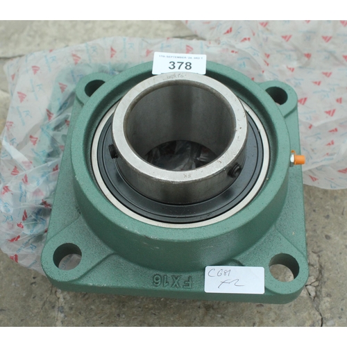 378 - TWO NEW HOUSING BEARINGS - NO VAT