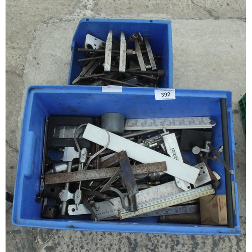 392 - TWO BOXES OF TOOLING - NO VAT