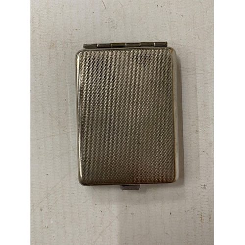 64 - A SILVER CHEROOT/CARD CASE