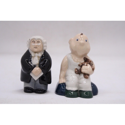 215 - A PAIR FIGURES TO INCLUDE A WADE BARRISTER AND A WADE MEMBERSHIP PIECE OF A BOY HOLDING A BEAR