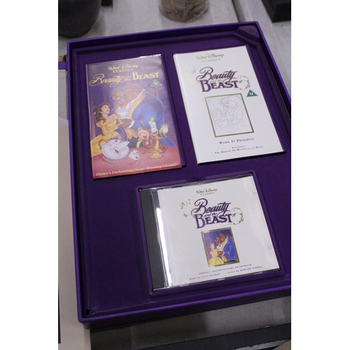 251 - A DISNEY'S BEAUTY AND THE BEAST COLLECTORS DELUXE VIDEO VHS EDITION TO INCLUDE AN EXCLUSIVE COMMEMOR... 