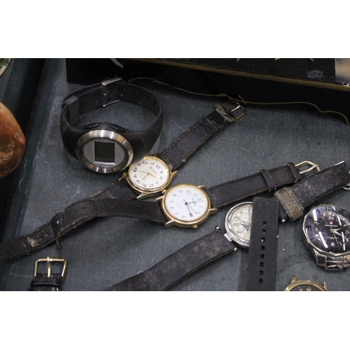 353 - A COLLECTION OF TWENTY WINTAGE WATCHES TO INCLUDE HENLEY, ICE, SEKONDA ETC