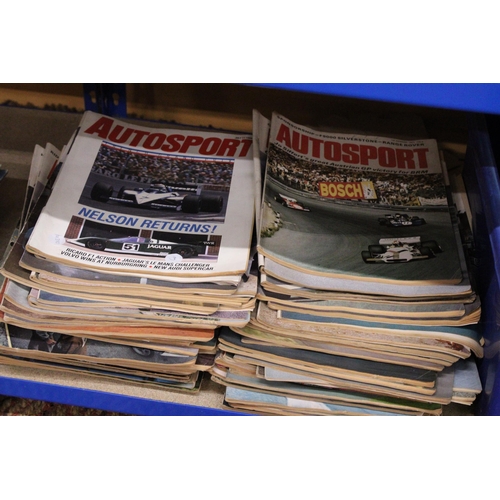 416 - A COLLECTION OF APPROXIMATELY 64 VINTAGE AUTOSPORT MAGAZINES