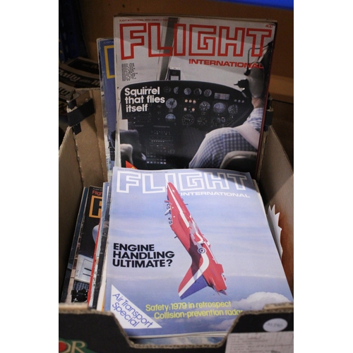 427 - A COLLECTION OF THIRTY SIX VINTAGE FLIGHT INTERNATIONAL MAGAZINES FROM DECEMBER 1979 TO APRIL 1981