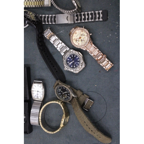 457 - A COLLECTION OF 20 WATCHES TO INCLUDE ICE, CITRON, TOMMY HILFIGER, ETC