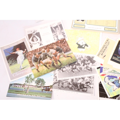 483 - A COLLECTION OF SPORTS RELATED POSTCARDS