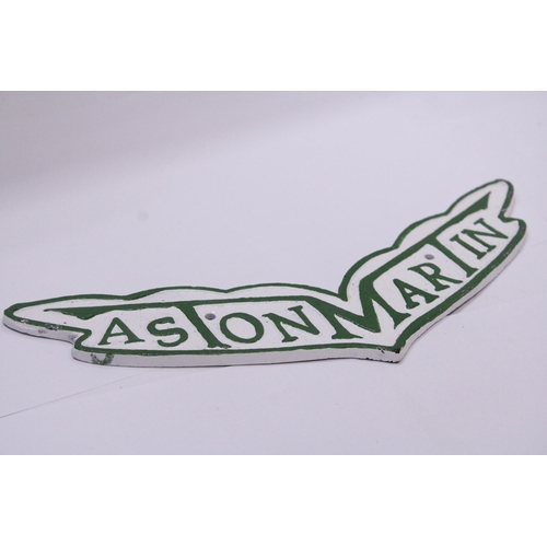 498 - A CAST ASTON MARTIN SIGN