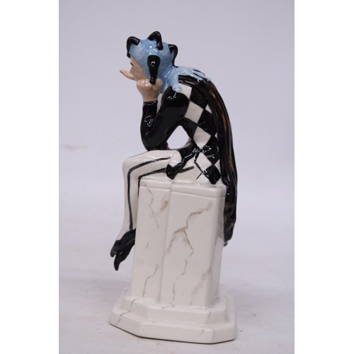 736 - A CARLTONWARE HANDPAINTED SHOW SPECIAL JESTER FIGURE