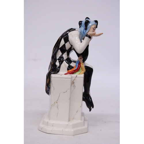 736 - A CARLTONWARE HANDPAINTED SHOW SPECIAL JESTER FIGURE