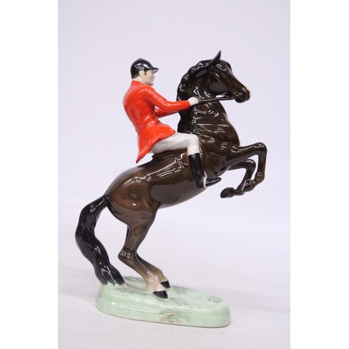 740 - A BESWICK REARING HUNTSMAN NO. 868 BY ARTHUR GREDINGTON