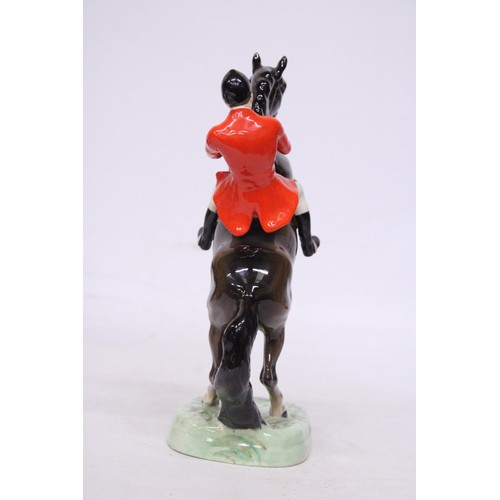 740 - A BESWICK REARING HUNTSMAN NO. 868 BY ARTHUR GREDINGTON