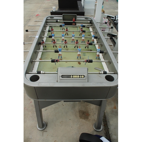 1793 - A LARGE RETRO METAL TABLE FOOTBALL GAME