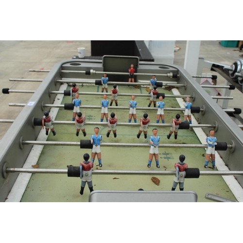 1793 - A LARGE RETRO METAL TABLE FOOTBALL GAME