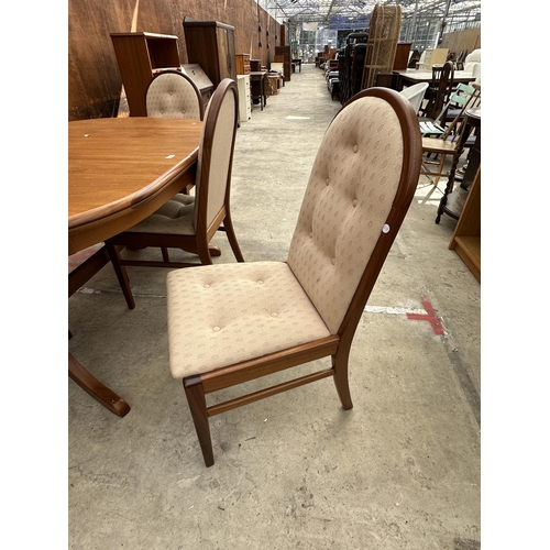 2527 - A TEAK DROXFORD (ALAN WARD) EXTENDING DINING TABLE, 56