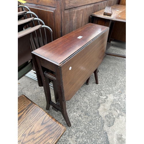 2578 - AN EDWARDIAN MAHOGANY SUTHERLAND TABLE