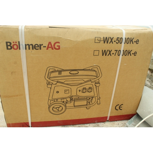 2 - BOHMER BRAND NEW ELECTRIC START AG GENERATOR 500K+ VAT