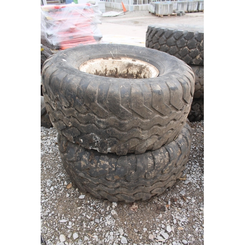 1009 - 2 WHEELS AND TYRES 20.0/70-508  + VAT