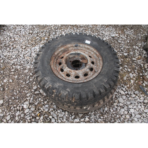 1013 - 2 WHEELS AND TYRES 6.5-16  + VAT