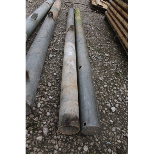 1040 - 2 G.I. GATE POSTS  + VAT