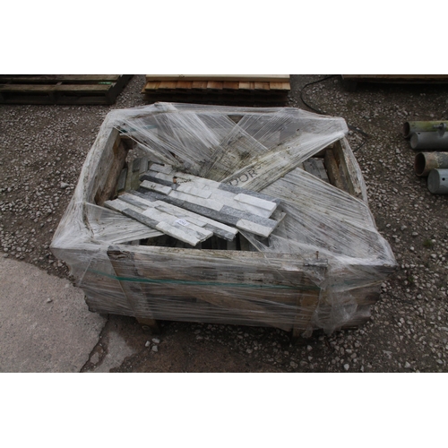 1042 - PALLET OF BRICKS AND TILES  NO VAT