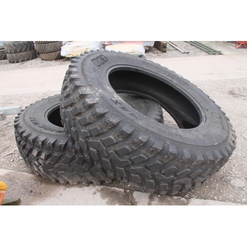 1045 - 2 TYRES 480/80-R38  NO VAT